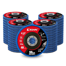 Load image into Gallery viewer, High Density Flap Sanding Discs – 4 1/2-Inch Type 29 for Efficient Metal Work