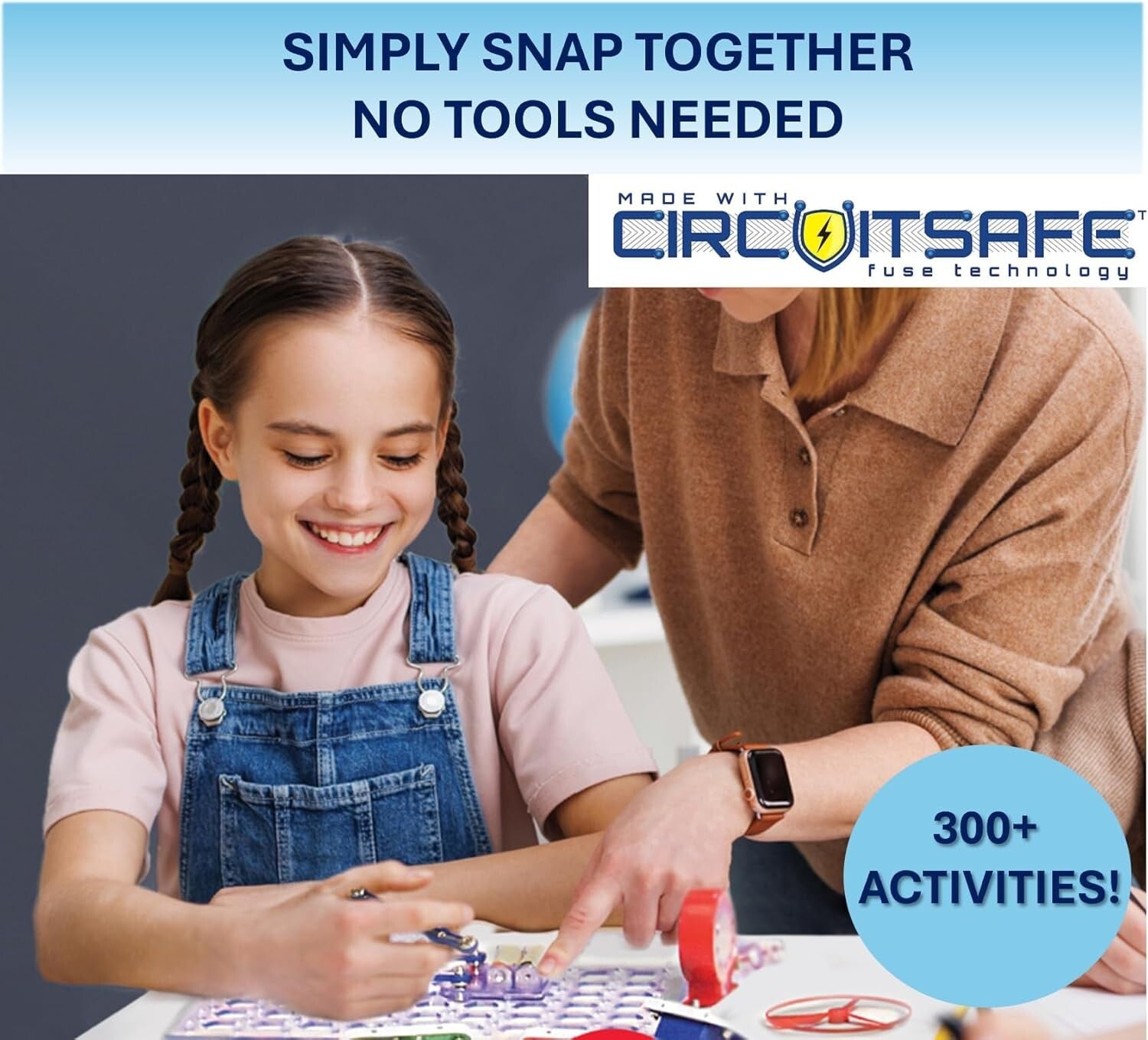 Award-Winning Classic Electronics Kit - 60+ Parts for 305 STEM Projects, Ages 8+