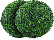 Load image into Gallery viewer, Versatile Eco-Friendly Topiary Balls - 2 Pack 15.7" Decorative Indoor/Outdoor