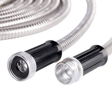 Load image into Gallery viewer, Lightweight 75FT Metal Garden Hose - Heavy Duty, Puncture Resistant &amp; Safe