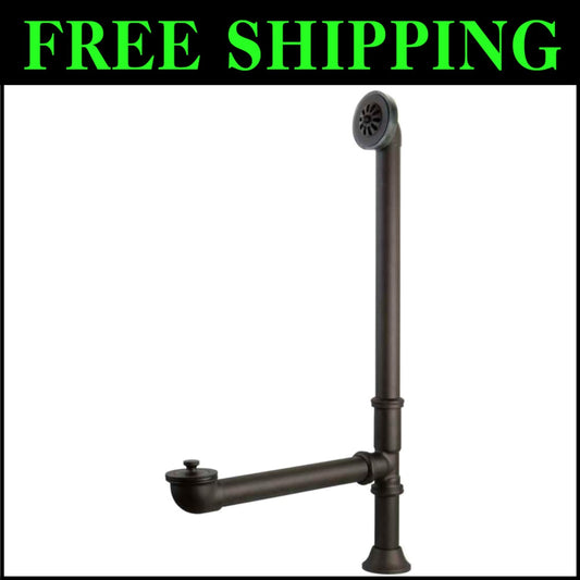 Corrosion-Resistant Vintage Drain Stopper for Clawfoot Tubs - 27-5/8-inch Size