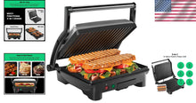 Load image into Gallery viewer, Effortless 4 Slice Panini Press with Non-Stick Plates - Ideal for Small Kitchens