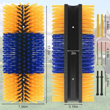 Load image into Gallery viewer, Ergonomic Livestock Scratching Brush with Soft Bristles - Ideal for Cows &amp; Pigs