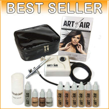 Load image into Gallery viewer, Ultimate Airbrush Makeup Kit for Beginners - Includes Foundation, Blush &amp; More