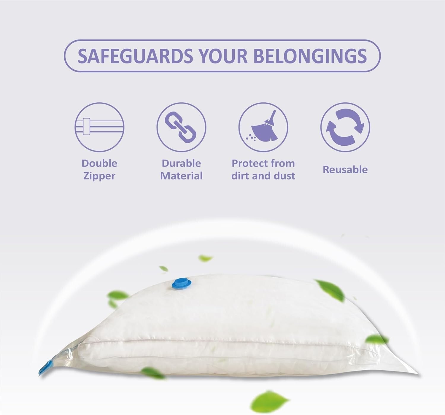 Durable 22 Vacuum Storage Bags with Powerful Electric Pump - Ideal for Moving