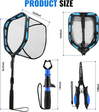Load image into Gallery viewer, Floating Fishing Net Combo with Telescopic Pole - Ideal for Steelhead &amp; Salmon