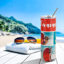 Load image into Gallery viewer, Bulk 10-Pack 20 oz Sublimation Skinny Tumblers - White Stainless Steel Cups