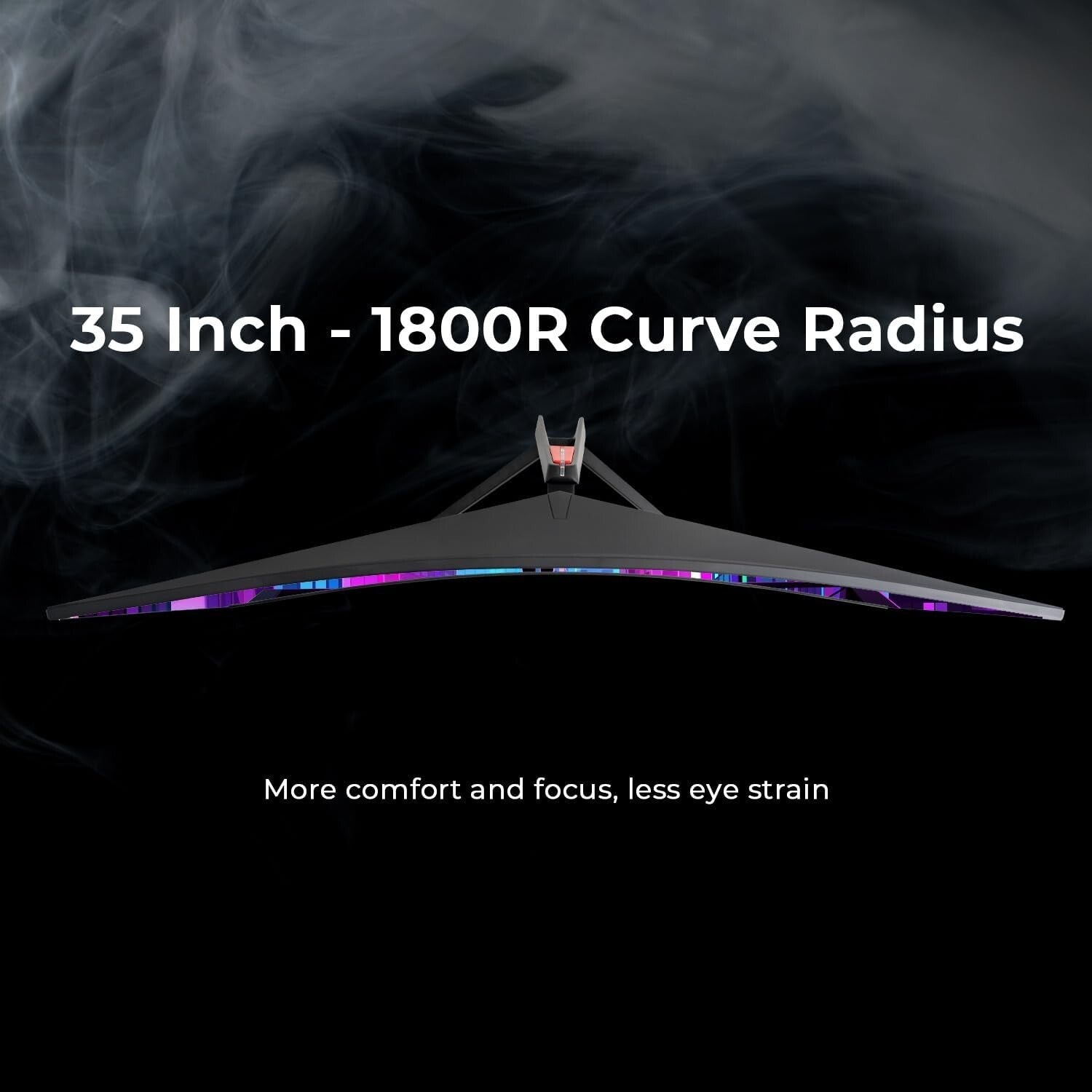 35-Inch Curved Ultrawide Monitor - Stunning WQHD, 120Hz for Gamers & Creatives