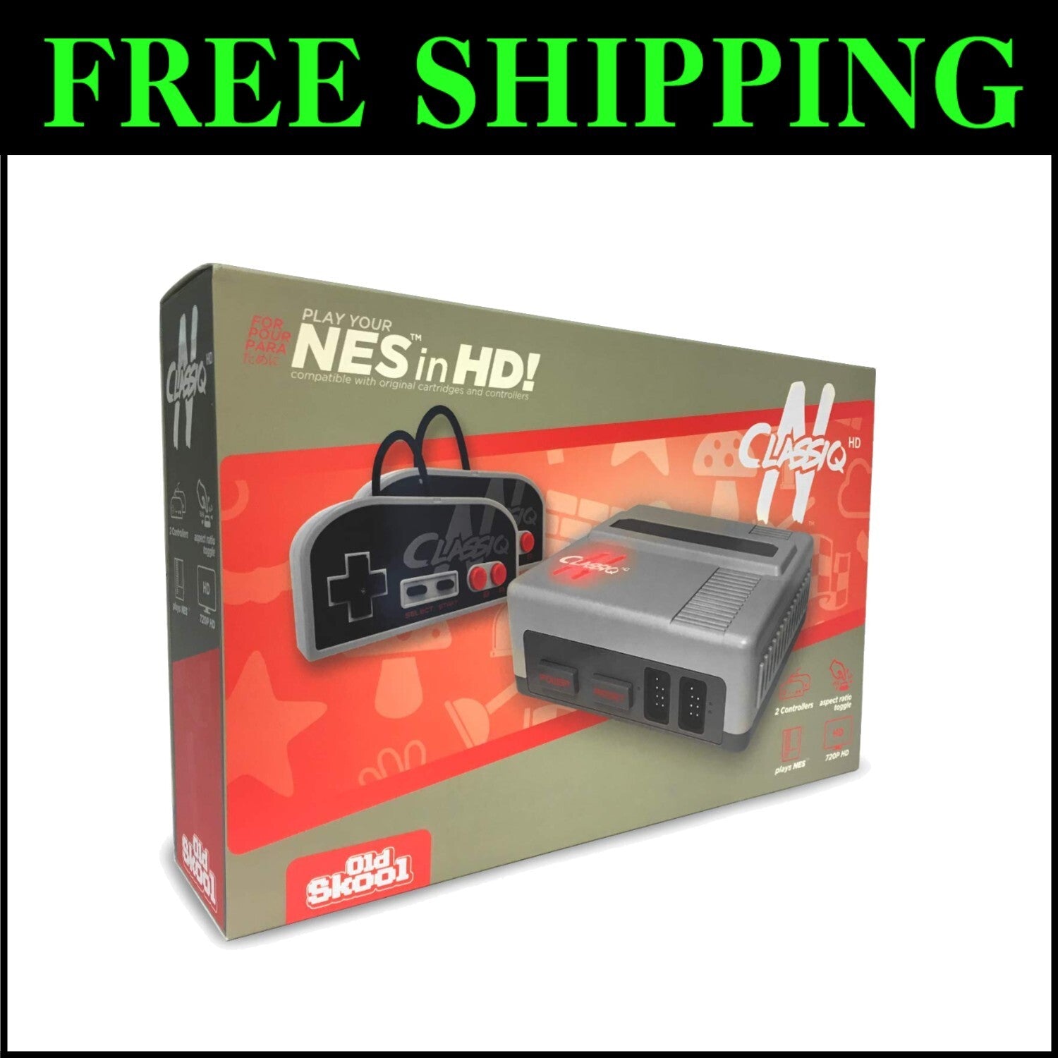 Upgrade Your Retro Gaming: CLASSIQ N HD Console Plays NES Cartridges in High Def