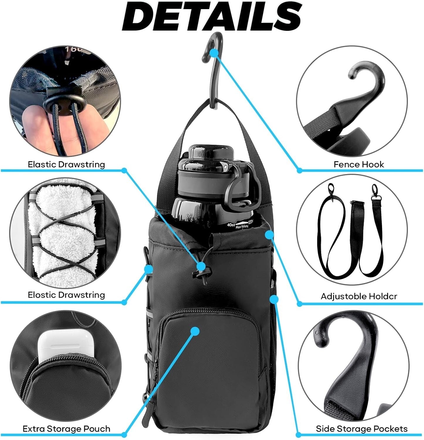 Ultimate Magnetic Gym Bag for Men and Women - Organized Workout Companion