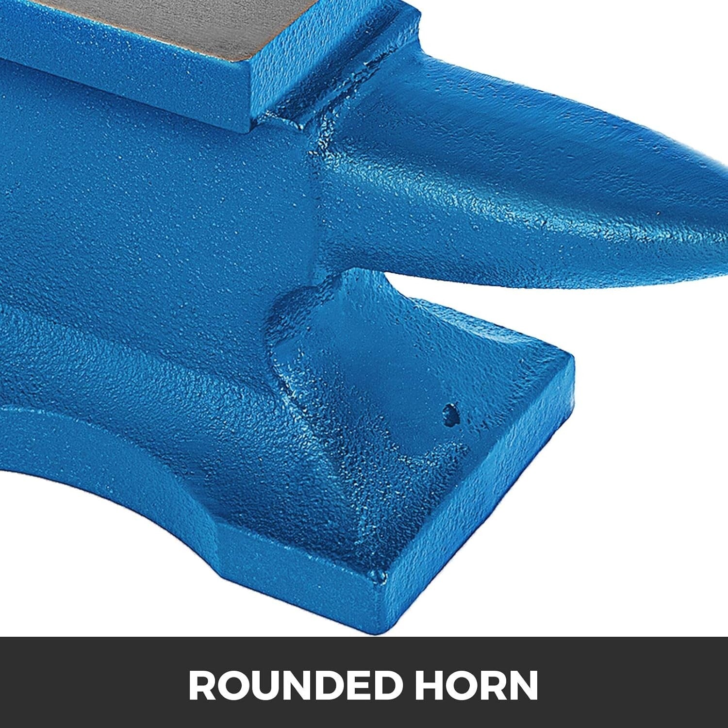 7 X 5 High-Strength Cast Iron Anvil with Rounded Horn for Versatile Metalworking