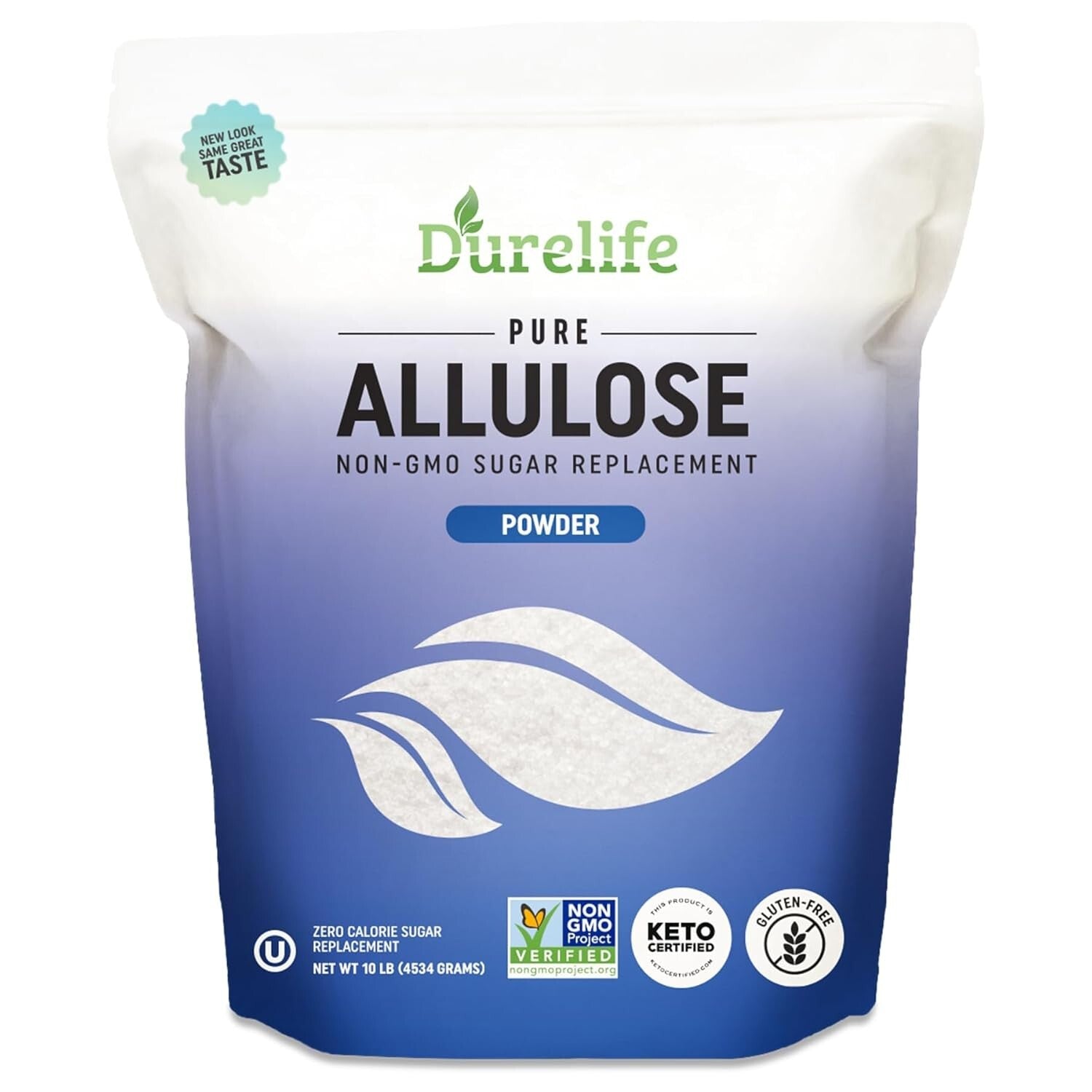 100% Pure Keto Friendly Allulose Sweetener - 10 lb, Natural Flavor, NO Fillers