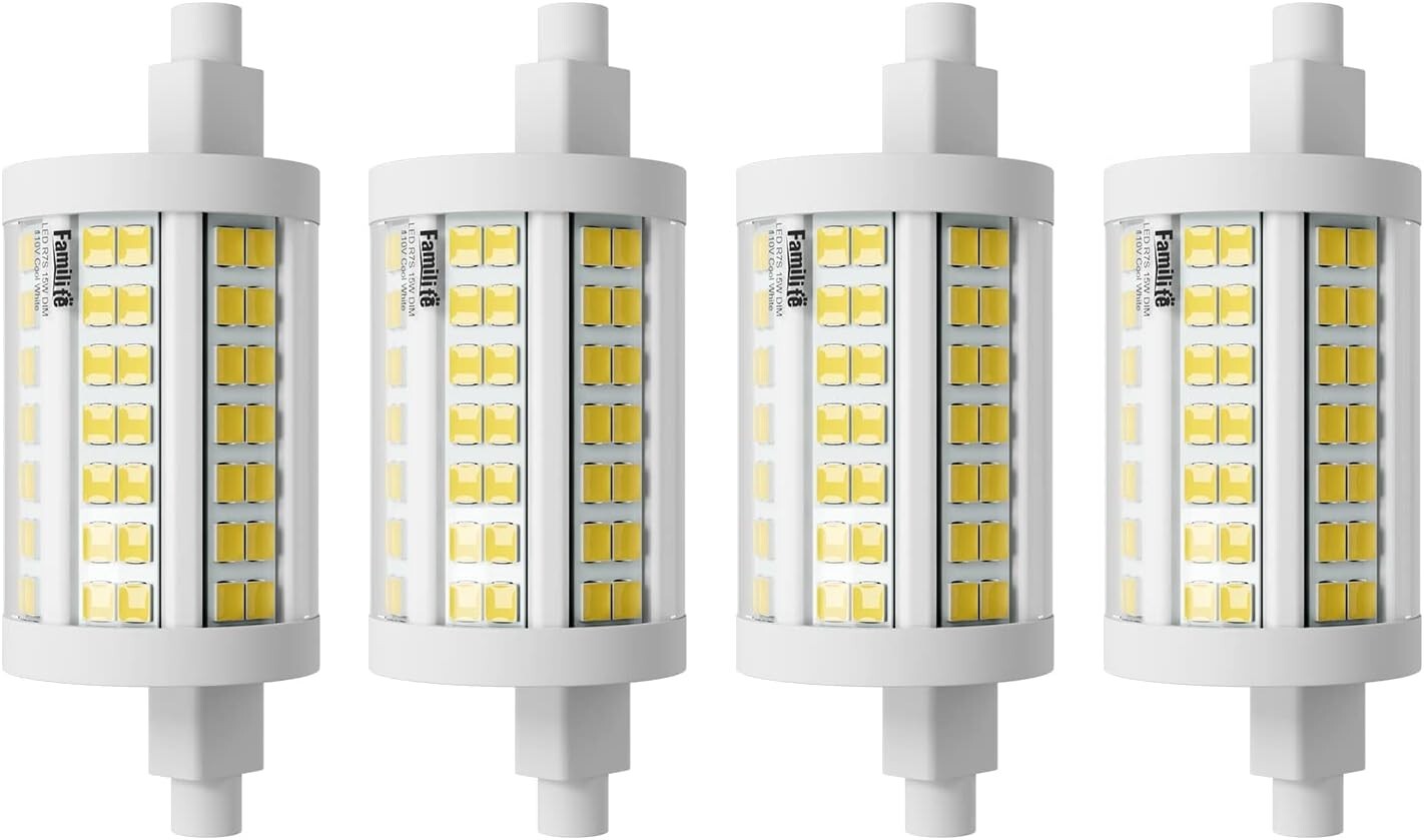 Dimmable R7S T3 LED Bulb 78MM, 150W Halogen Equivalent - Super Bright 1500LM