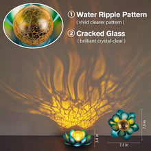 Load image into Gallery viewer, Charming Solar Lotus Garden Lights - 2-Pack Waterproof Tabletop Decoration