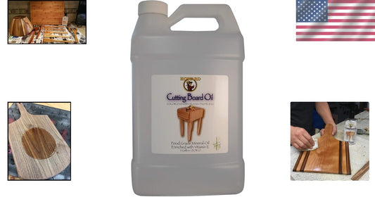 Deep Penetrating 1 Gallon Cutting Board Oil - Pure USP Food Grade Protection