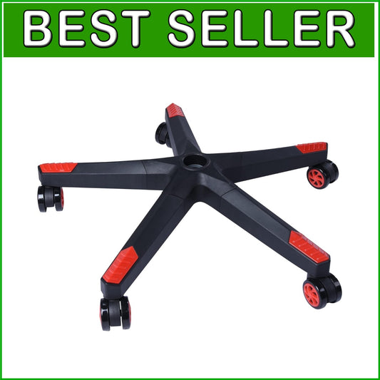 5 Swivel Casters Nylon Chair Base - Universal Fit for Gaming & Office Chairs