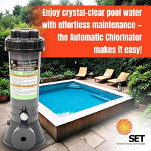 Load image into Gallery viewer, Pool Chlorine Dispenser with Installation Kit: 4.2 lbs Capacity for Clean Water