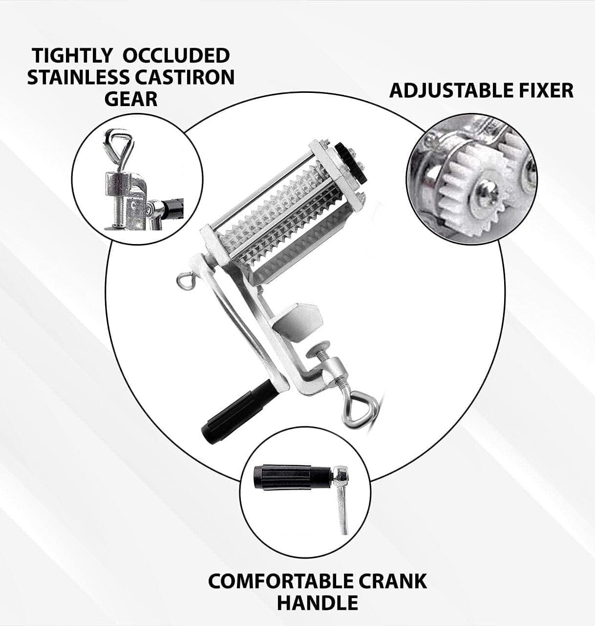 Aluminum Meat Tenderizer Cuber with Safety Cover - Perfect for Marinading