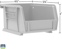 Load image into Gallery viewer, 24-Pack Stackable Red AkroBins - Multi-Purpose Storage Bins for Home &amp; Garage