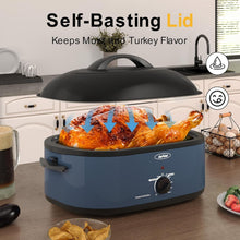 Load image into Gallery viewer, Stainless Steel Electric Roaster Oven with Defrost/Warm Feature - 20 Qt Capacity