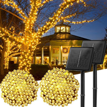 Load image into Gallery viewer, 144FT Solar String Lights Outdoor, 400 LED with 8 Modes - Waterproof &amp; Flexible
