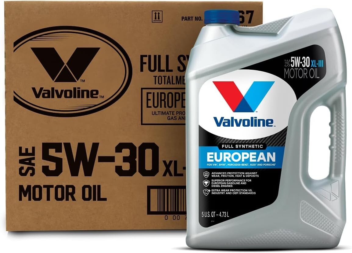 Advanced Protection Full Synthetic Motor Oil 5W-30 for European Cars - 3 Gallons