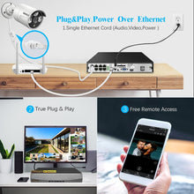 Load image into Gallery viewer, 5MP 2.7K Outdoor Security Camera with Night Vision - AI Detection &amp; 4TB Storage