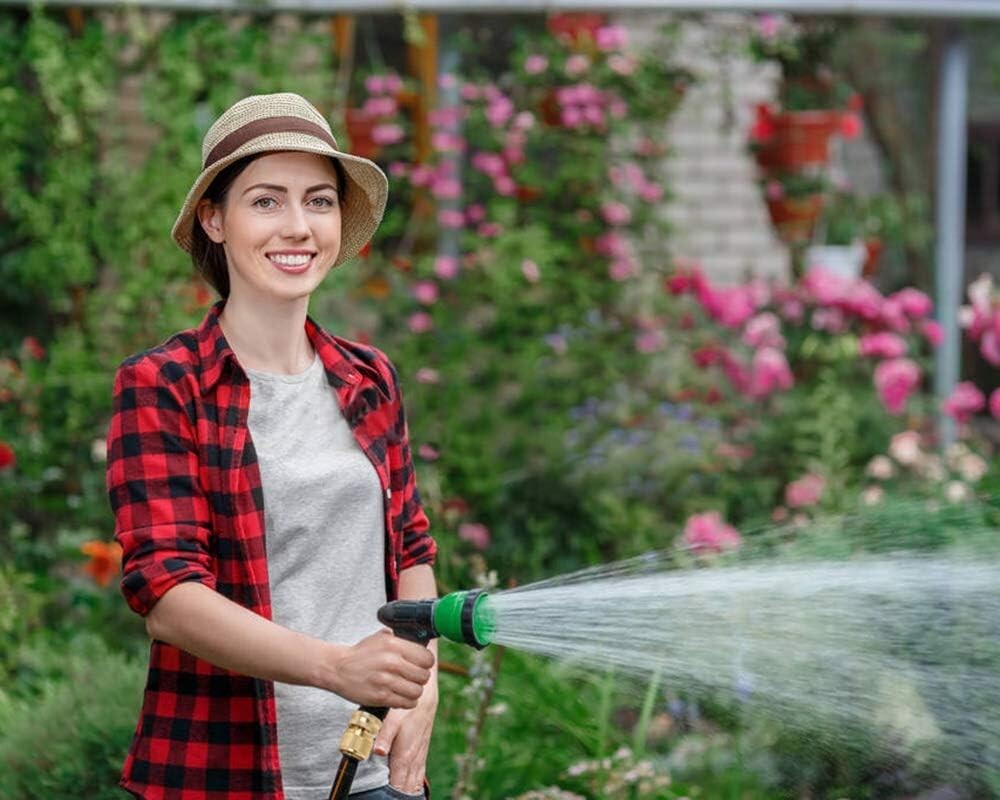 6 Solid Brass Garden Hose Quick Connectors - Leak-Free & Durable Fittings