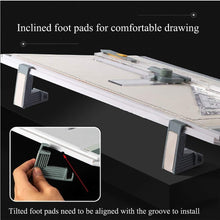 Load image into Gallery viewer, A3 Drafting Table with Inch Scale Ruler &amp; Protractor - Lightweight Drawing Board