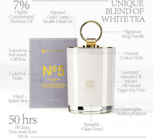 Load image into Gallery viewer, 50+ Hour Lavender Scented Candle - Clean Burn Soy Wax for Mindful Relaxation