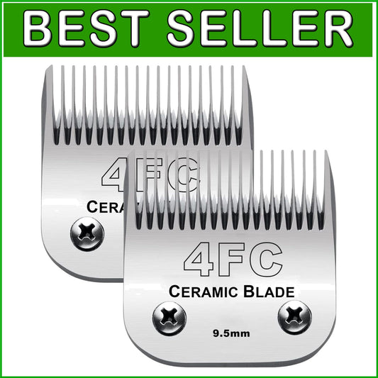 Lightweight Ceramic & Stainless Steel Clipper Blades - Ideal for Smooth Grooming