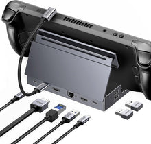 Load image into Gallery viewer, High-Speed 10Gbps Dock with 4K Resolution &amp; Cooling Design for Steam Deck &amp; More
