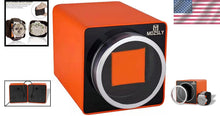 Load image into Gallery viewer, Stylish PU Leather Watch Winder for Automatic Timepieces with Quiet Motor