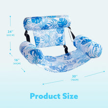 Load image into Gallery viewer, Large Adjustable Inflatable Pool Chairs with Buoyant Support - 220 lbs Capacity