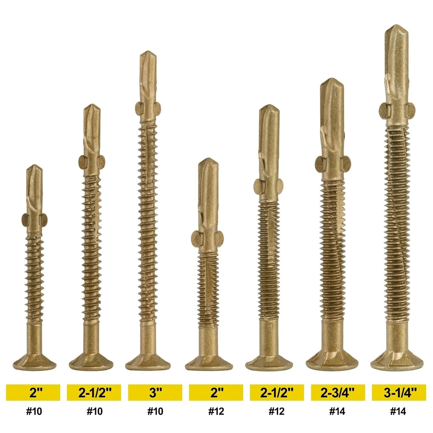 550-Piece Self-Drilling Reamer Tek Torx Screws for Wood to Metal Fastening