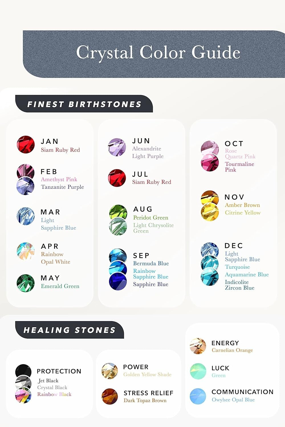 Regal Silver Plated Birthstone Earrings with Love Heart Design - June & July