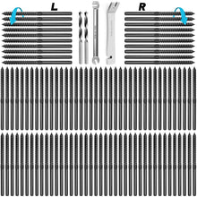 Load image into Gallery viewer, Professional 100-Pack Black T316 Swage Lag Screws with Wrench for Cable Railings