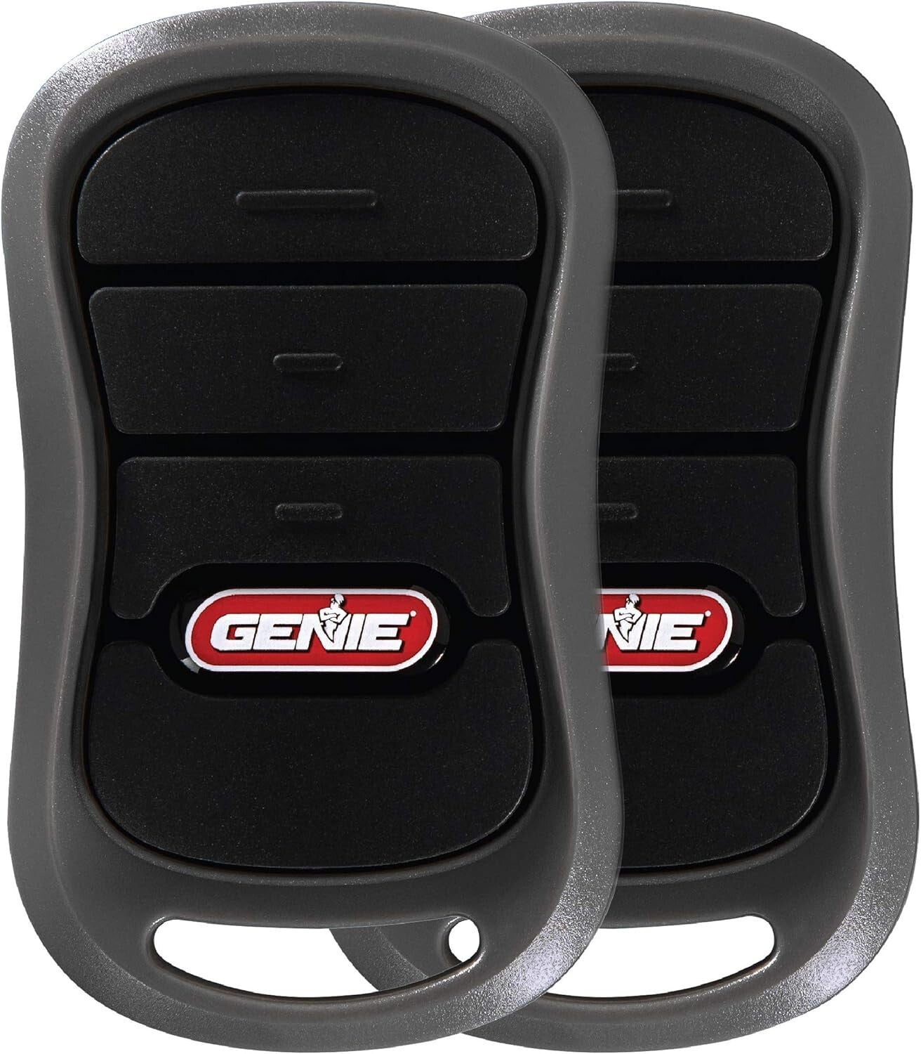 Dual-Frequency Garage Door Opener Remotes - 2 Pack with Intellicode Security