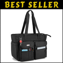 Load image into Gallery viewer, Elegant Teacher Bag with Dedicated Laptop Layer and Professional Organization