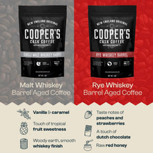 Load image into Gallery viewer, Bourbon &amp; Whiskey Barrel Aged Coffee Set - 4 Unique Flavors - 4 Ounce Packs