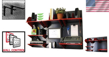 Load image into Gallery viewer, Wall Mounted Office Organizer with 3 Slotted Panels – Metal &amp; Durable Storage