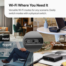 Load image into Gallery viewer, Multi-Mode Portable Wi-Fi 6 Travel Router for Safe Public WiFi Access Anywhere