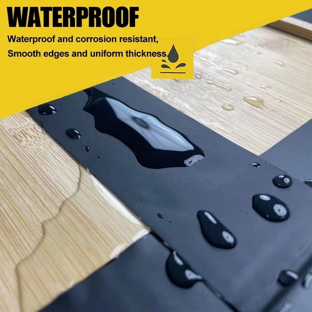 Weather-Resistant Butyl Deck Joist Tape 10 Rolls - Moisture Barrier for Outdoors