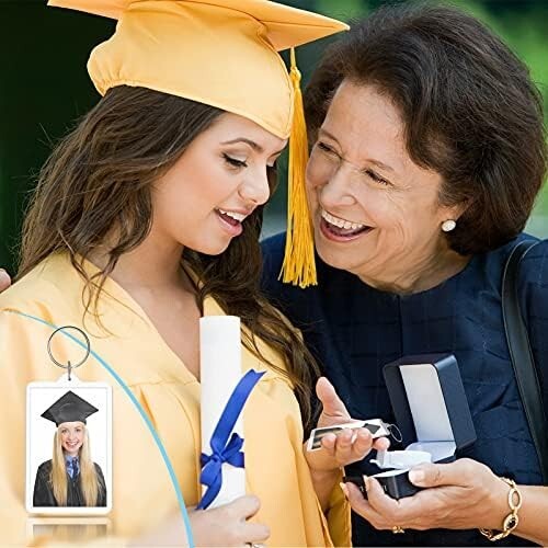 Durable Clear Acrylic Keychain Blanks - Perfect for Crafting and Memorabilia