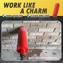 Load image into Gallery viewer, 3" Wet Diamond Core Drill Bit with 14" Depth – Ideal for Concrete &amp; Masonry