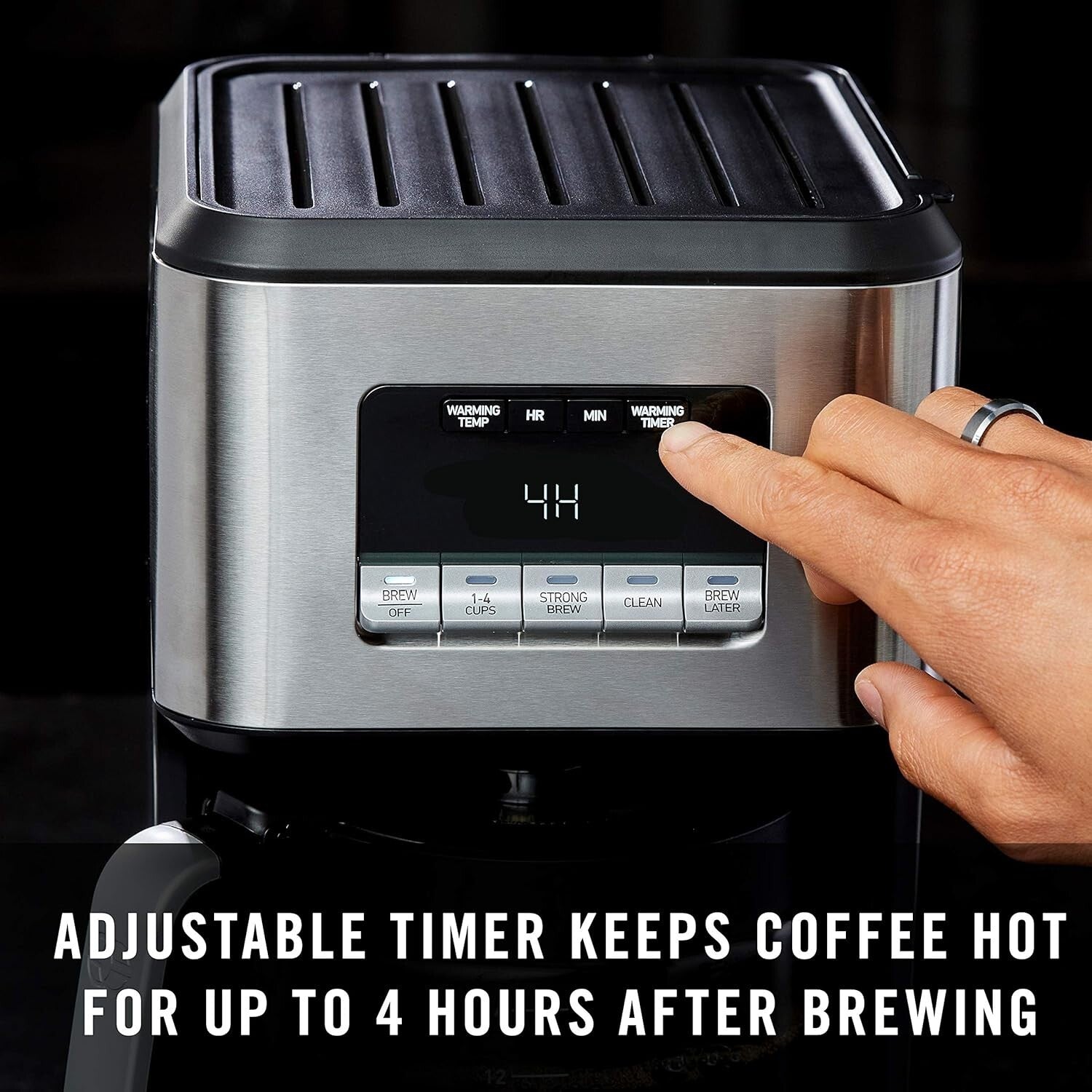 Advanced 14-Cup Drip Coffee Maker with Programmable Settings & Strong Brew