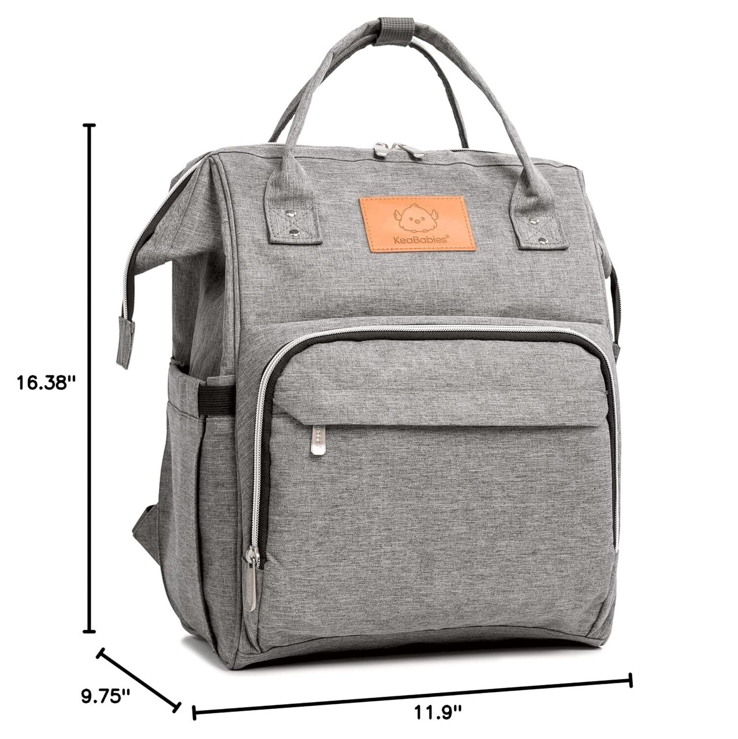 Durable Water-Resistant Diaper Backpack - Spacious and Hands-Free for Parents