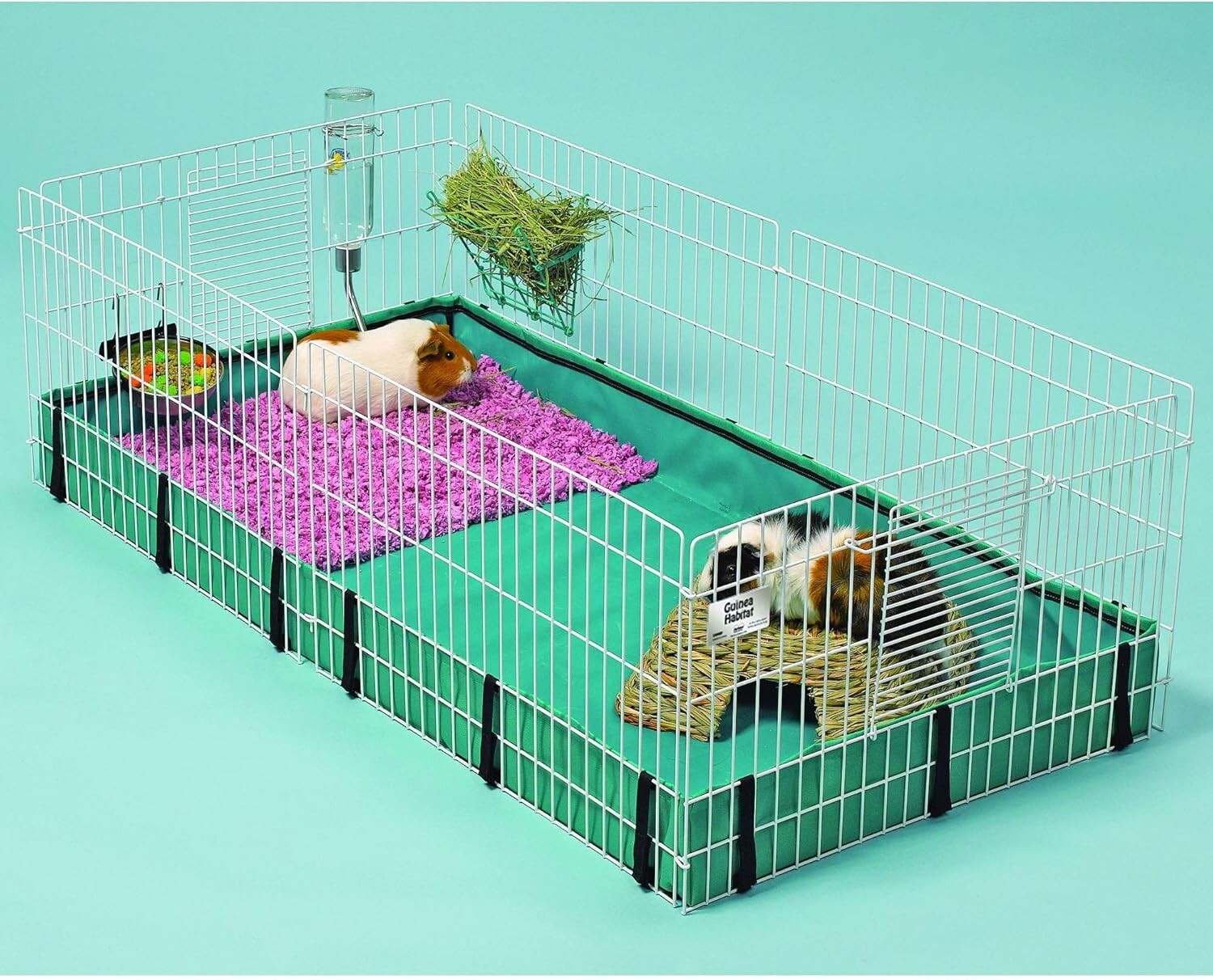 Midwest 47"L x 24"W Guinea Pig Cage - Washable, Leak-Proof Design & Easy Setup