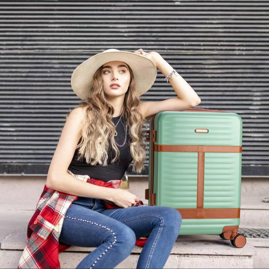 Durable 20 Inch Hardshell Carry On with Integrated 18 Inch Backpack & Organizer