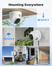 Load image into Gallery viewer, 5MP Security Camera System - 24/7 Recording with Smart Detection &amp; Night Vision